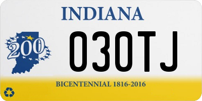 IN license plate 030TJ