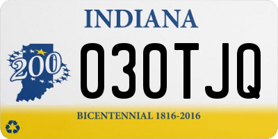 IN license plate 030TJQ