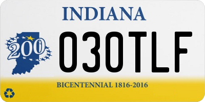 IN license plate 030TLF