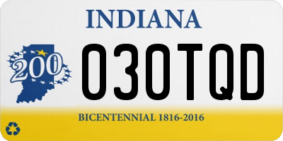 IN license plate 030TQD