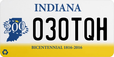 IN license plate 030TQH