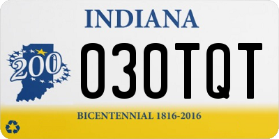 IN license plate 030TQT