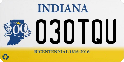 IN license plate 030TQU