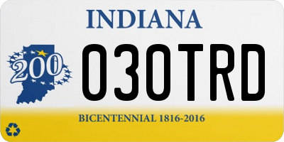 IN license plate 030TRD