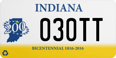 IN license plate 030TT