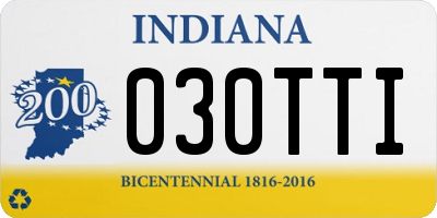 IN license plate 030TTI