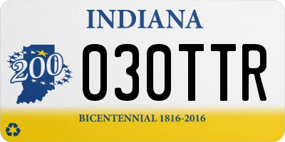 IN license plate 030TTR