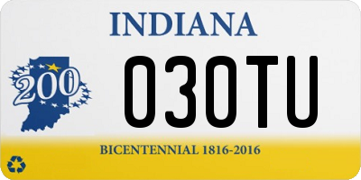 IN license plate 030TU