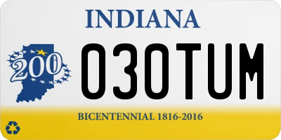 IN license plate 030TUM