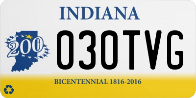 IN license plate 030TVG