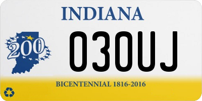 IN license plate 030UJ