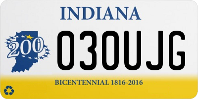 IN license plate 030UJG