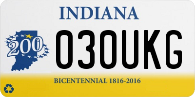 IN license plate 030UKG