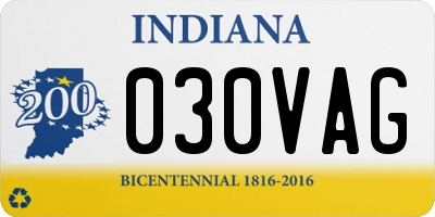IN license plate 030VAG