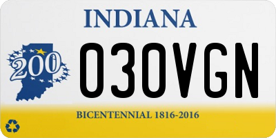 IN license plate 030VGN