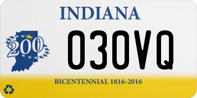 IN license plate 030VQ