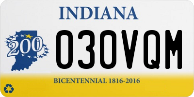 IN license plate 030VQM