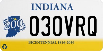 IN license plate 030VRQ