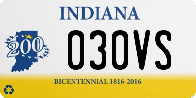 IN license plate 030VS