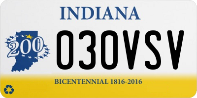 IN license plate 030VSV
