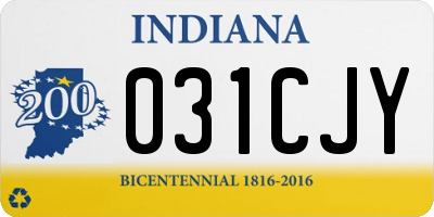 IN license plate 031CJY