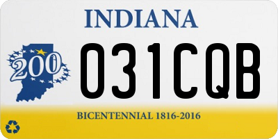 IN license plate 031CQB