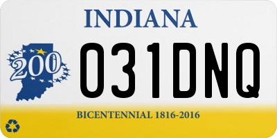 IN license plate 031DNQ