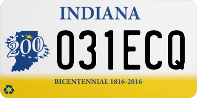 IN license plate 031ECQ