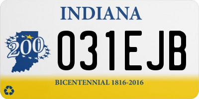 IN license plate 031EJB