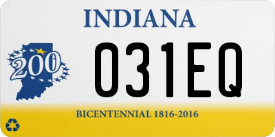 IN license plate 031EQ