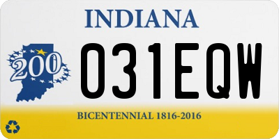 IN license plate 031EQW