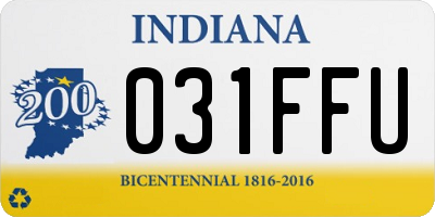 IN license plate 031FFU
