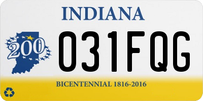 IN license plate 031FQG