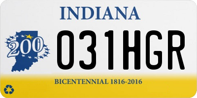 IN license plate 031HGR