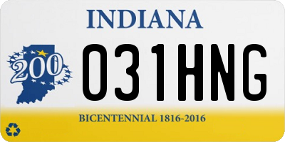 IN license plate 031HNG