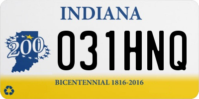 IN license plate 031HNQ