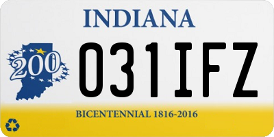 IN license plate 031IFZ