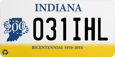 IN license plate 031IHL