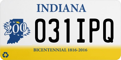 IN license plate 031IPQ