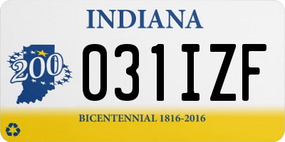 IN license plate 031IZF
