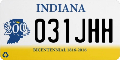 IN license plate 031JHH