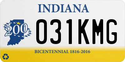 IN license plate 031KMG