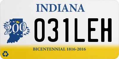 IN license plate 031LEH