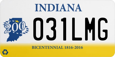 IN license plate 031LMG