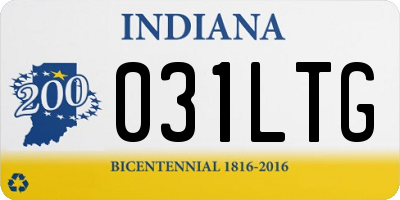 IN license plate 031LTG