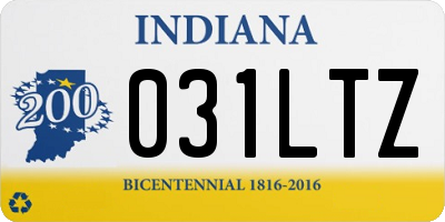 IN license plate 031LTZ
