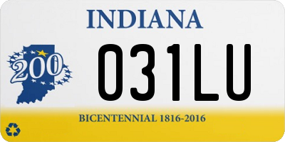 IN license plate 031LU