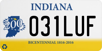 IN license plate 031LUF