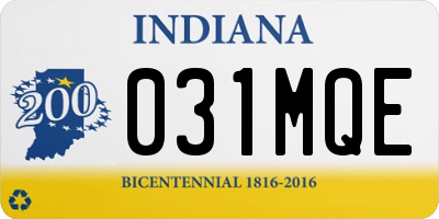 IN license plate 031MQE