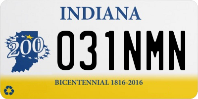 IN license plate 031NMN